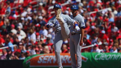 Dodgers debut new hit celebration with the most random origin