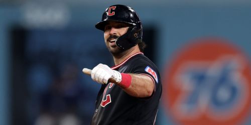 Hedges celebrates 10 years of service time with Guardians' win