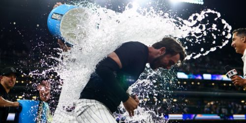 Born for this: Rookie Thompson's pinch-hit 1st walk-off thrills hometown crowd