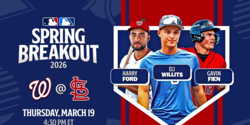 Here's the Nationals' player pool for their Spring Breakout game