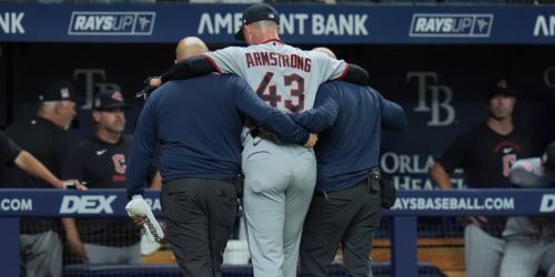 Armstrong has 'pretty significant calf tear' after being carried off field Friday