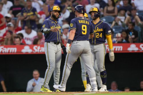 Five-run fifth inning carries Crew to 6-2 victory over Angels