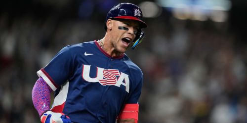 Captain America! Judge homers in first at-bat with Team USA