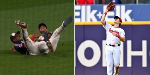 Injuries to Martínez (shoulder contusion), DeLauter (wrist sprain) mar Guardians' day of walk-offs