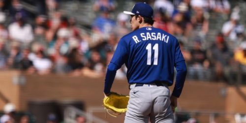 Sasaki working on expanding pitch mix as he seeks to win rotation spot