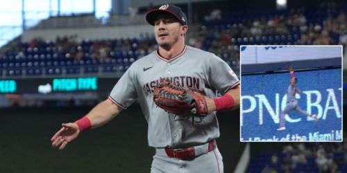 Was that Spider-Man scaling the wall for 'unbelievable' catch and DP?