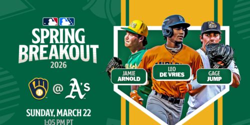 Here's the A's player pool for their Spring Breakout game