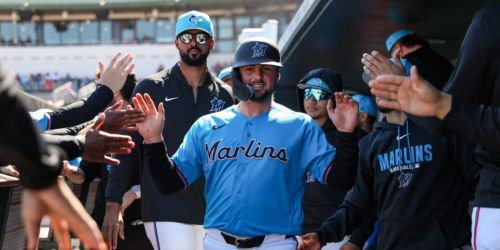 How is the Marlins' Opening Day roster shaping up?