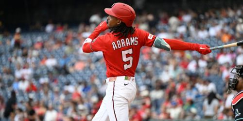 Abrams breaks Nats' shortstop record with 26th HR -- and then hits another one