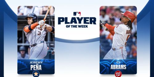 Peña earns first career AL Player of the Week honor