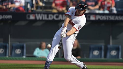 Chase DeLauter’s spring performance has been exactly what Guardians needed