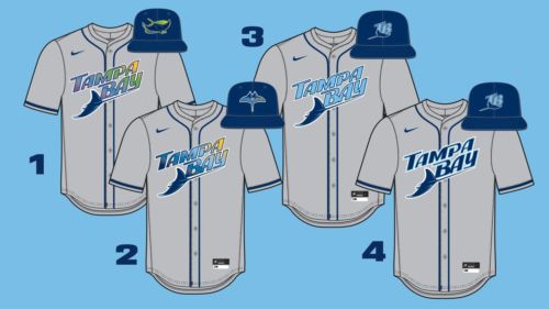 Rays release four “Tampa Bay” Jersey mock ups, poll