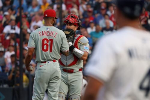 Cristopher Sánchez allows new career high in runs, Kyle Schwarber ejected in Phillies loss