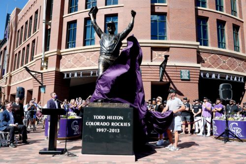 As part of their tribute to Todd Helton, Rockies beat the Mariners 5-3