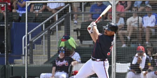 This Braves catcher is scorching the ball harder than anyone in Grapefruit League