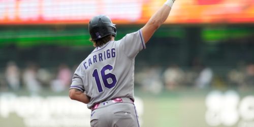 Carrigg makes Rockies history with homer off Misiorowski fastball
