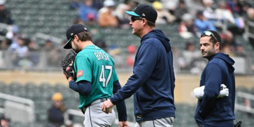 Brash (right side discomfort) isn't 'super concerned' after 2-pitch outing