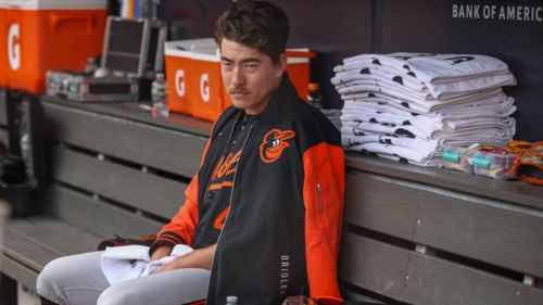 The Orioles threw Trey Gibson in the deep end of the pool and now they're sending him to get swimming lessons