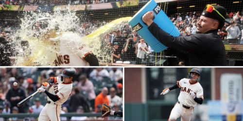 'I want the Powerade on me every time': Leadoff Lee gets 4 hits in comeback win