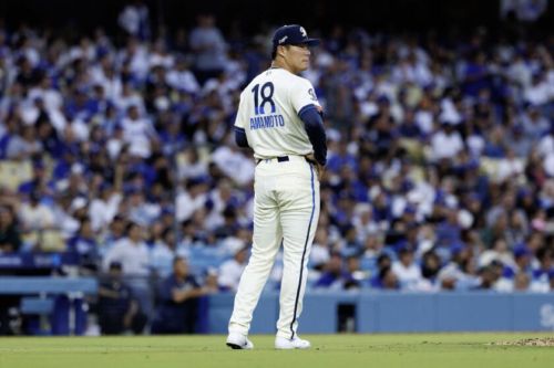 Yoshinobu Yamamoto has rough start as Dodgers drop series to Arizona