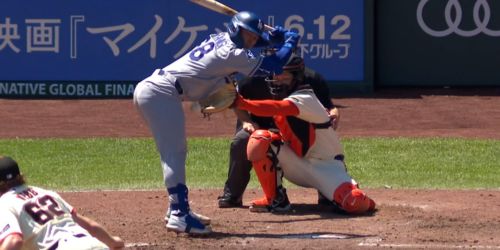 Dodgers-Giants friction continues with HBP, hard slide