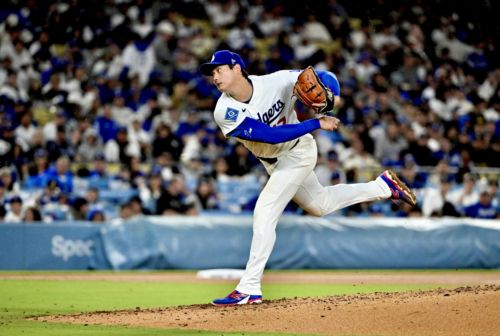 Dodgers look for sweep on Jackie Robinson Day