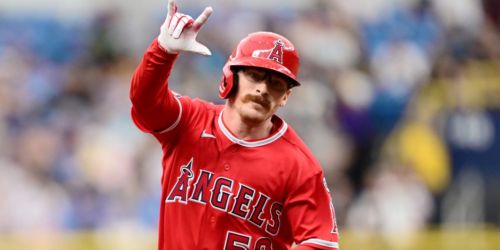 Meckler's 1st career slam supplies early fuel for Angels' runaway rout