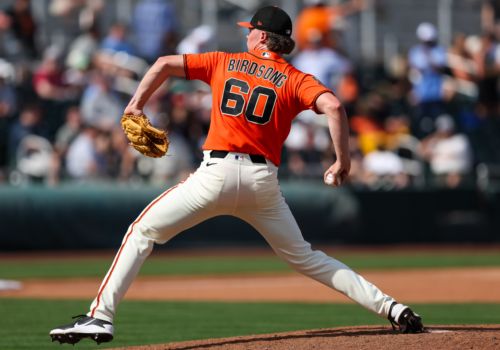 Giants pitcher Hayden Birdsong has a Grade 2 UCL sprain