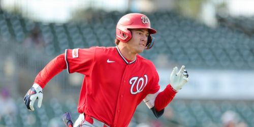 Nats' No. 5 prospect went from watching Spring Breakout in '25 to setting the RBI record in '26