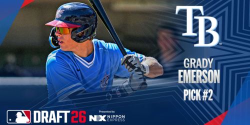 Up in 2 years? Rays take Emerson with No. 2 pick, and he's got bold goals