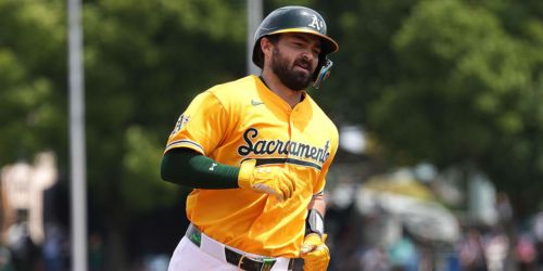 Awaiting first child, Langeliers homers twice on wife Raegan's birthday