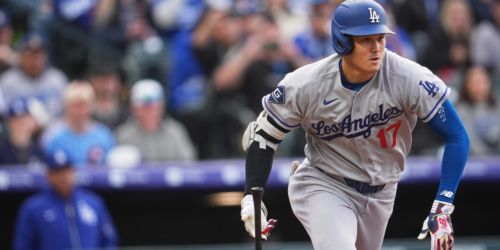 Ohtani extends on-base streak to 50 -- with 2 outs in 9th -- but Dodgers fall short