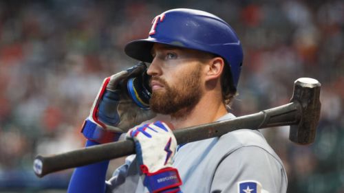 Brandon Nimmo's disastrous slump comes at the worst possible time for the Rangers