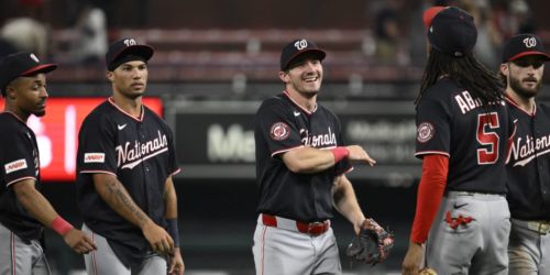 Nats overcome 4 errors, 2 blown leads to earn 11-inning win