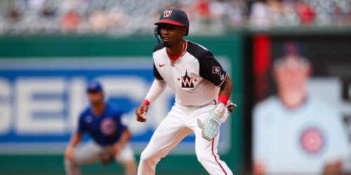 Baker steals two bases in front of dad Dusty in old stomping grounds