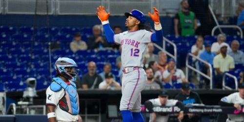 Mets club 3 HRs to overcome Manaea's 6th-inning 'kryptonite' in win vs. Marlins
