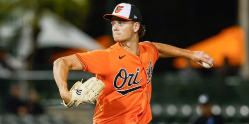 Not even ball to face could slow this O's LHP prospect's quick rise through system
