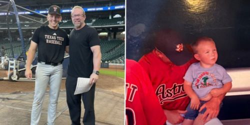 As a toddler, he met Astros legends. Now he's club's 1st-round pick