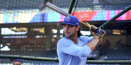 Caglianone takes on-field BP for first time since elbow injury