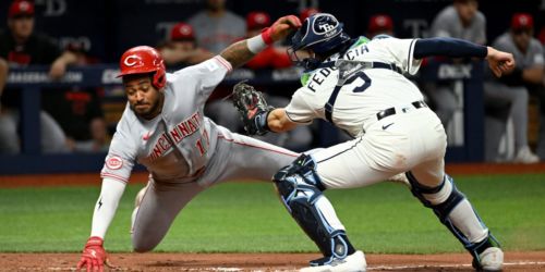 A Euro step fakeout for the score. This is supposed to be baseball, right?