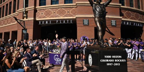 Helton humbled by permanent reminder of his greatness at statue unveiling