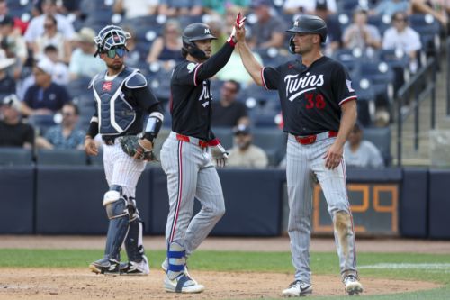 Yankees lose to Twins in rain-shortened, 15-run spring stomping