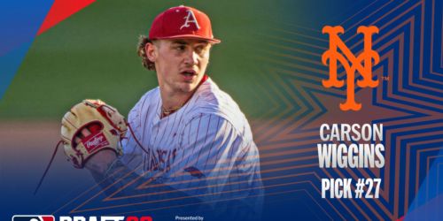 Mets' top Draft pick can hit triple digits -- and his brother is a Top 100 prospect