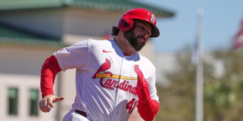 Dad strength? Burleson goes 3-for-3 with baby Braxton in stands