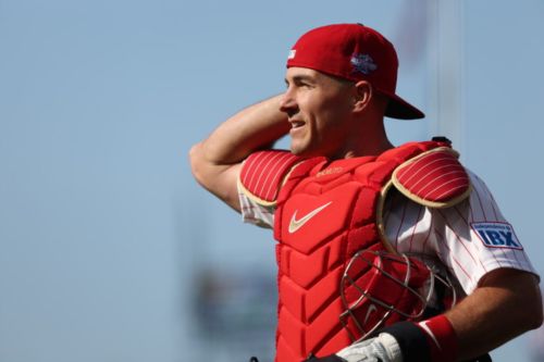 J.T. Realmuto reacts to ABS challenge system