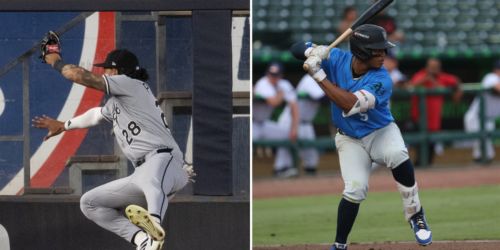 Pereira suffers concussion after leaping catch; Perez called up for debut