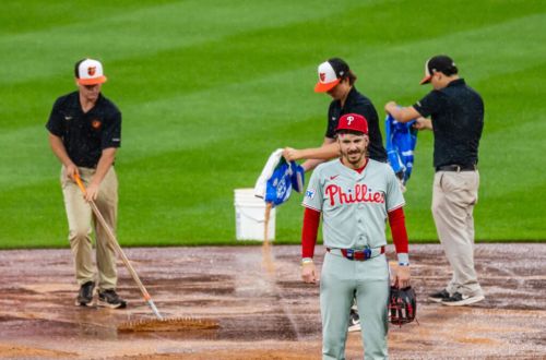Phillies take six-inning win in first rain-shortened game since 2022
