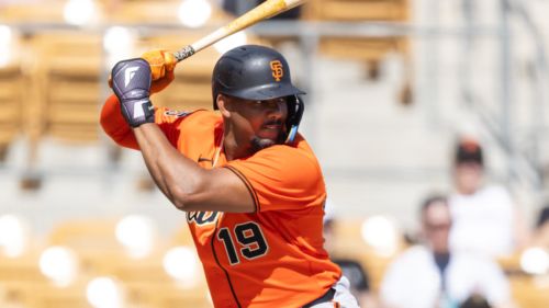 SF Giants slugger with no options left making a valiant final push for a roster spot
