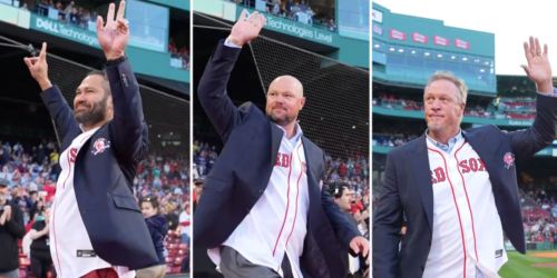 Trio of World Series stars inducted into Red Sox Hall of Fame