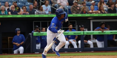 Royals' 2026 first-rounder clanks first pro homer off the foul pole!